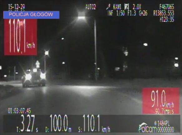 GŁOGÓW. Pościg za pijanym kierowcą (WIDEO)