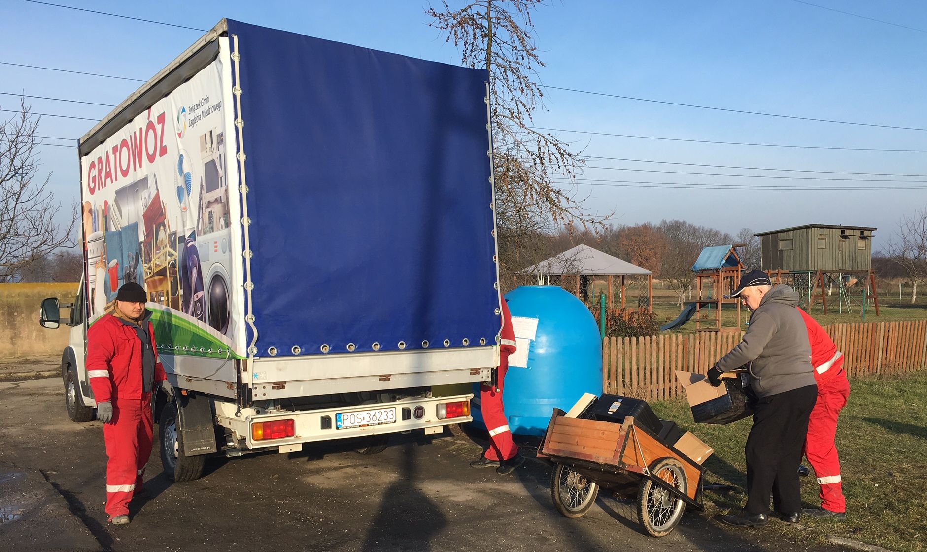 POLKOWICE. Gratowóz ruszył w teren