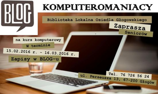 GŁOGÓW. Zajęcia dla seniorów