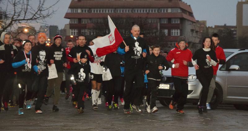 LUBIN. Biegnąc uczczą żołnierzy wyklętych
