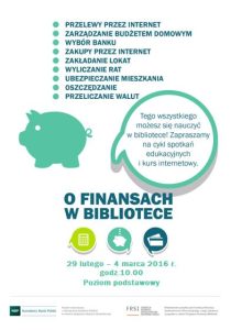 finanse zajecia