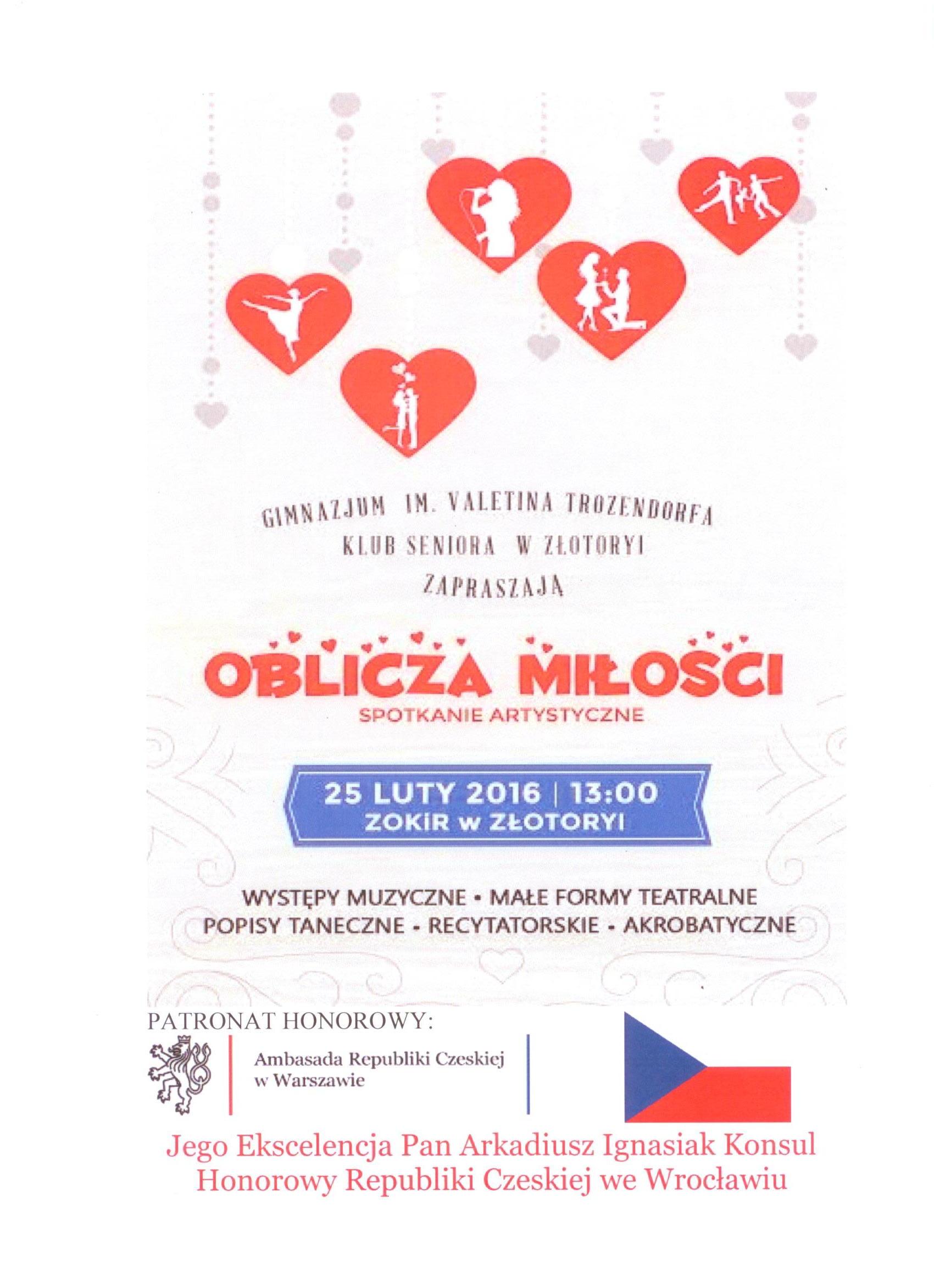 ZŁOTORYJA. „Oblicza miłości”