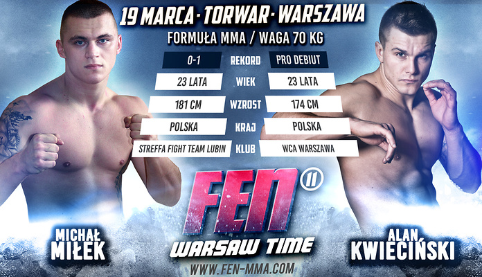 LUBIN. Miłek powalczy na FEN 11