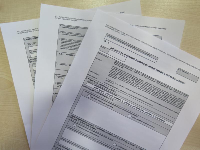 GMINA LUBIN. Więcej czasu na deklaracje