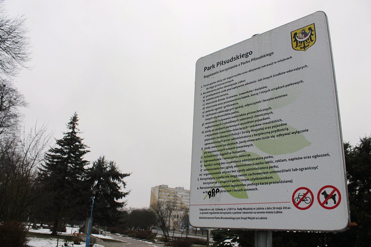 LUBIN. Zmienią nazwy parków?