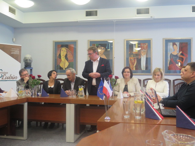GMINA LUBIN. Wizyta zagranicznych partnerów