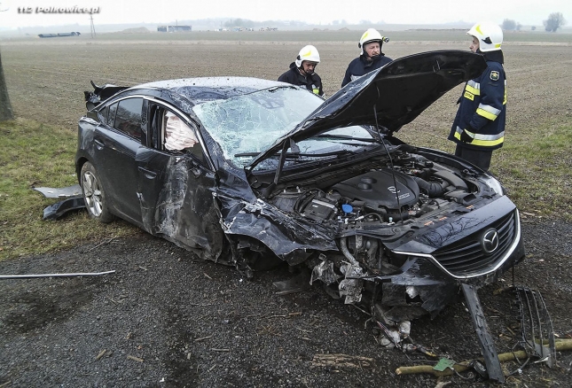 GAWORZYCE. Wypadek koło Kłobuczyna