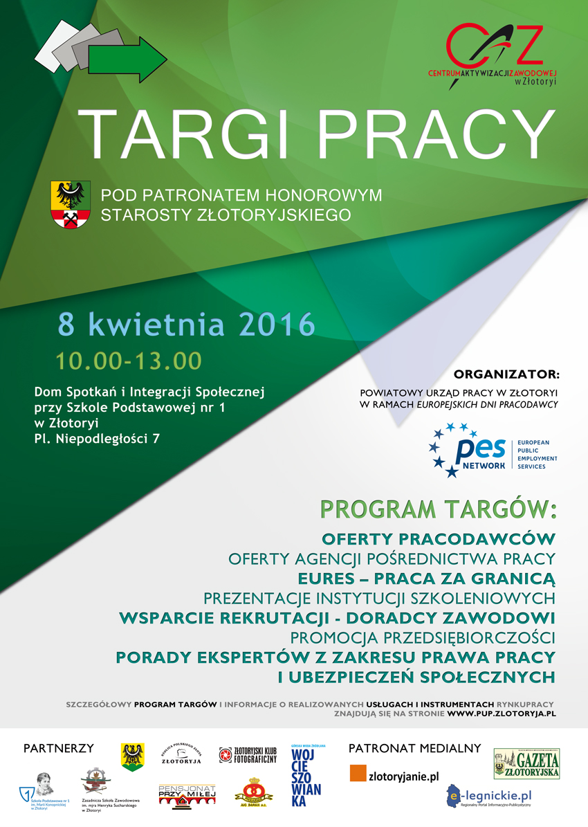 ZŁOTORYJA. Już niedługo Targi Pracy