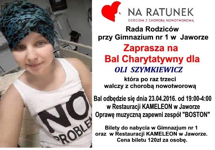 JAWOR. Tańcząc powalczą o zdrowie Oli