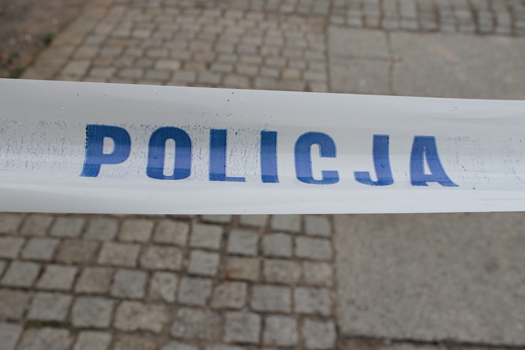 LEGNICA. Ślepy granat na dachu BMW