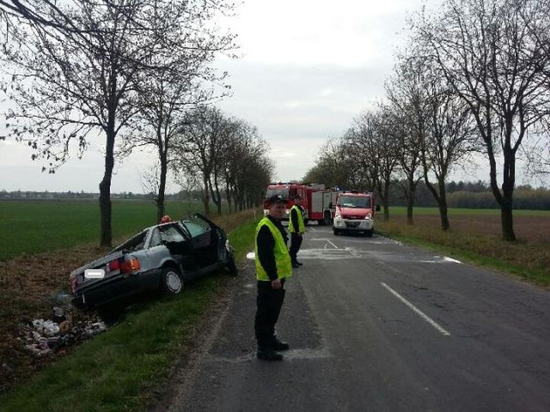 GŁOGÓW. Auto uderzyło w drzewo. Zginęła kobieta
