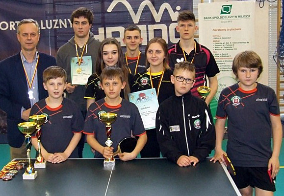 POLKOWICE. Sukces tenisistów stołowych