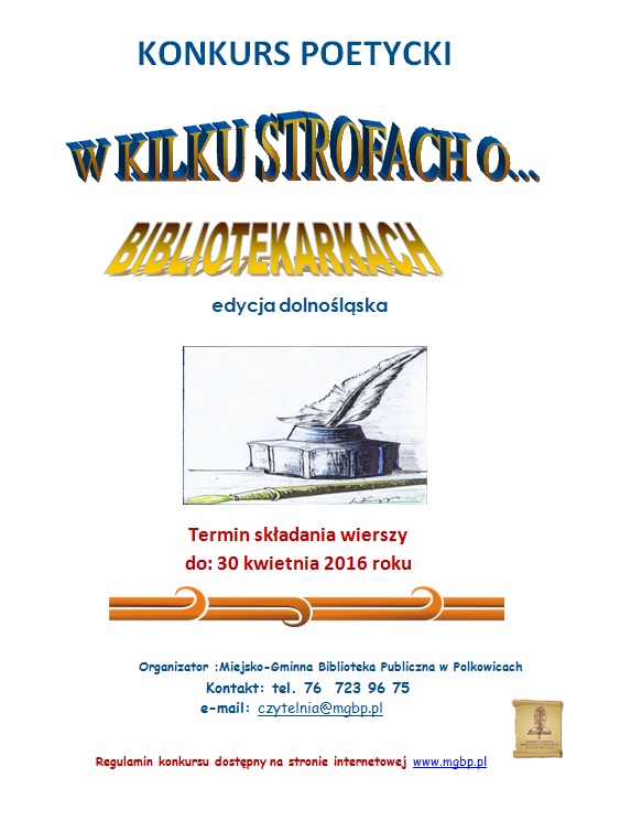 POLKOWICE. Regionalny konkurs poetycki
