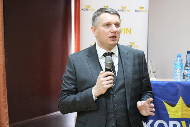 LUBIN. Przemysław Wipler w Lubinie