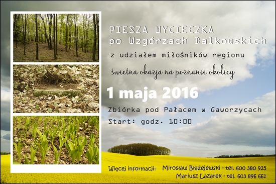 GAWORZYCE. Pieszo po Wzgórzach Dalkowskich