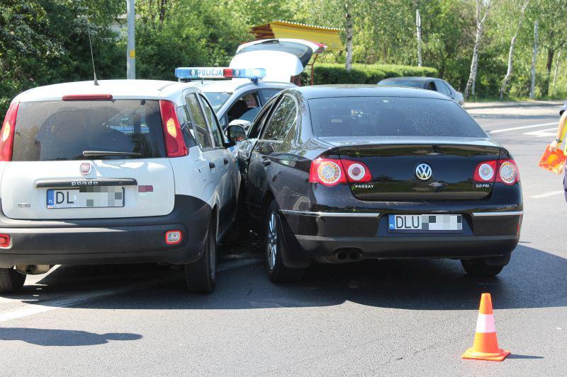 LUBIN. Dwie kolizje do południa (WIDEO)