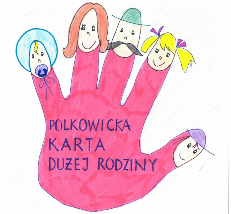 POLKOWICE. Wybrali logo Karty Dużej Rodziny