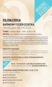 Wydarzenia dla dzieci plakat