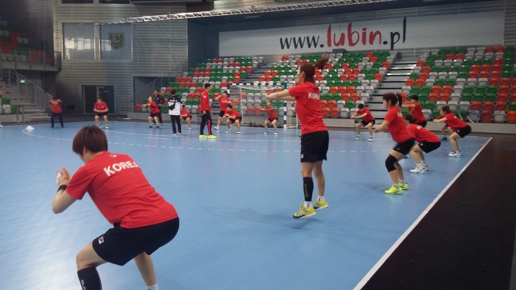 LUBIN. Korea trenowała w hali RCS-u (FOTO)