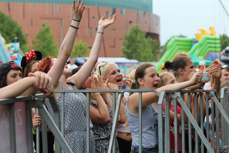 LUBIN. Zabawę przerwała nawałnica