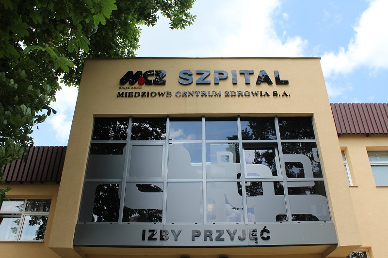 LUBIN. Szpital powlekany miedzią