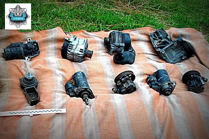 LEGNICA. Kradł części samochodowe, został zatrzymany