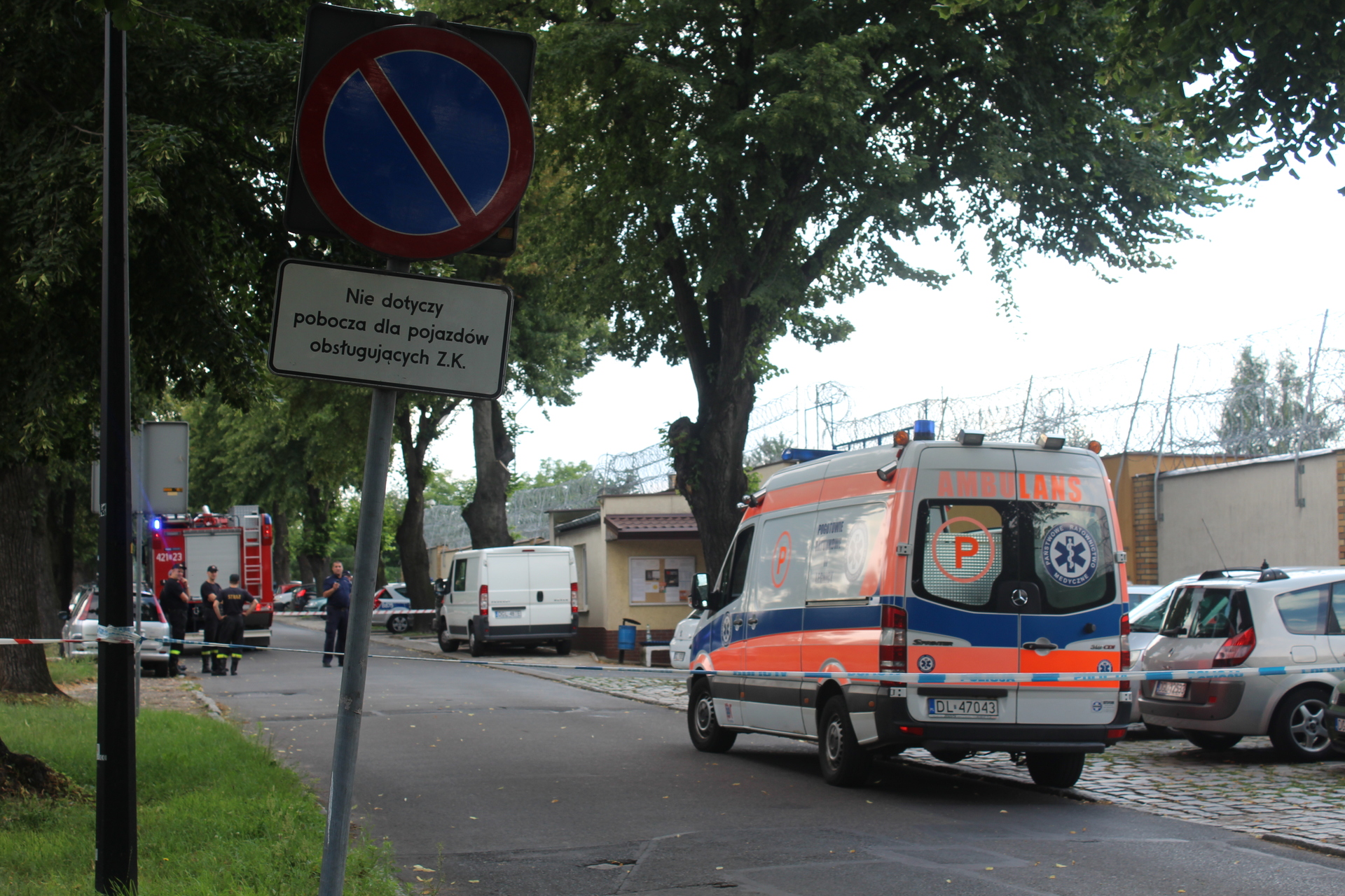 GŁOGÓW. Alarm w Zakładzie Karnym (WIDEO, FOTO)