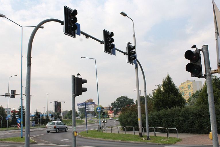 LUBIN. Do jutra bez świateł koło parku Wrocławskiego