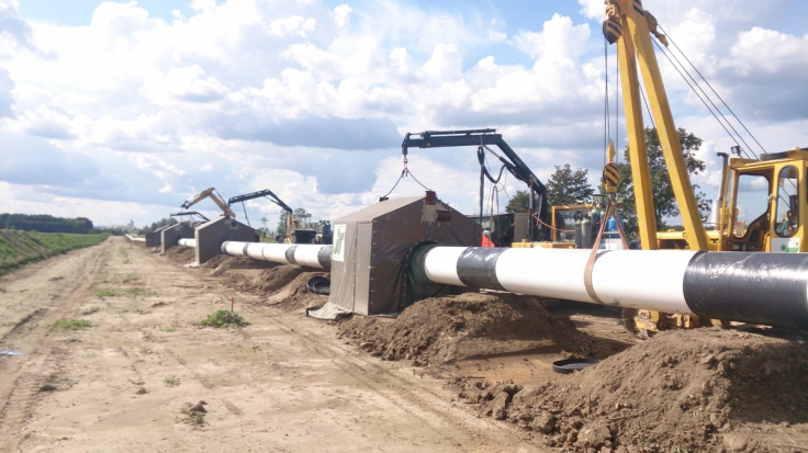 POLKOWICE. Trwa przegląd działek pod gazociąg