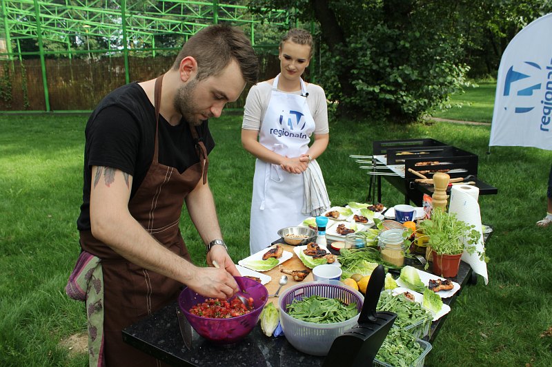 LUBIN. Grillowanie z TV Regionalną (FOTO, WIDEO)