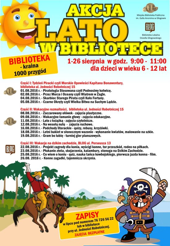 GŁOGÓW. Zapisują do krainy 1000 przygód