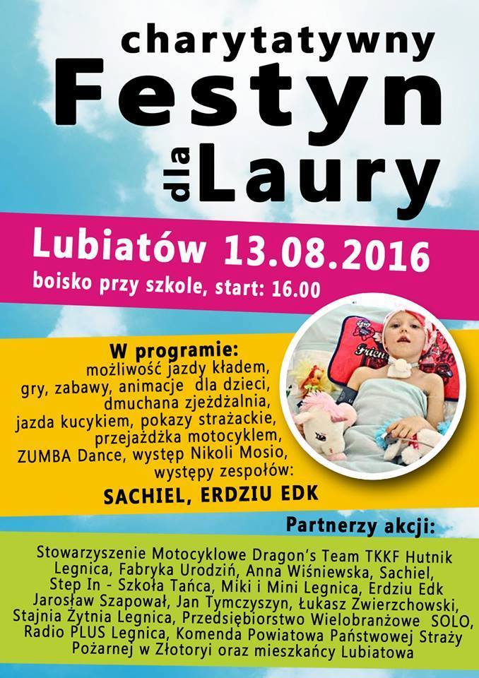 ZŁOTORYJA. Charytatywny festyn dla Laury