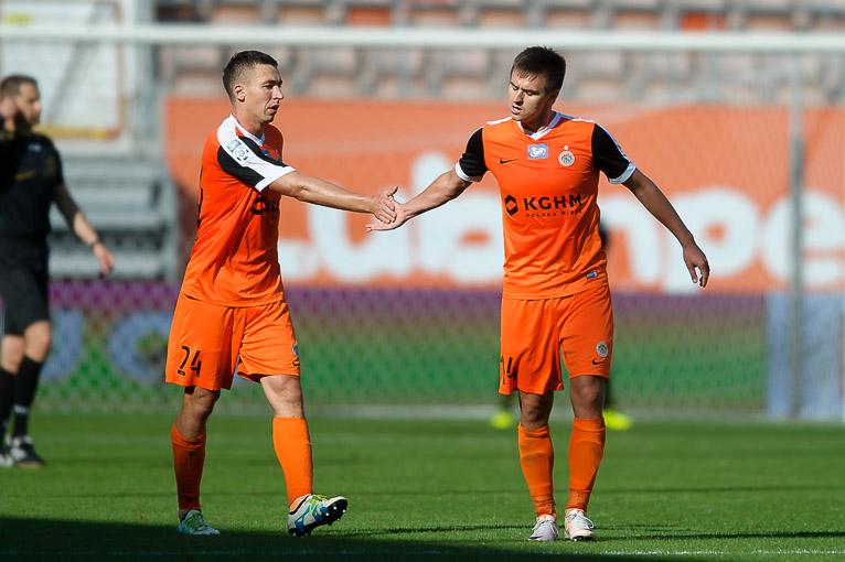 LUBIN. Potknięcie Jagiellonii, Zagłębie liderem!