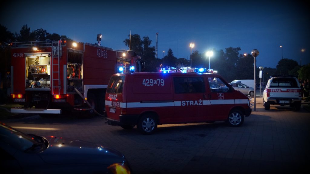 GŁOGÓW. Pożar w pływalni Chrobry (FOTO)