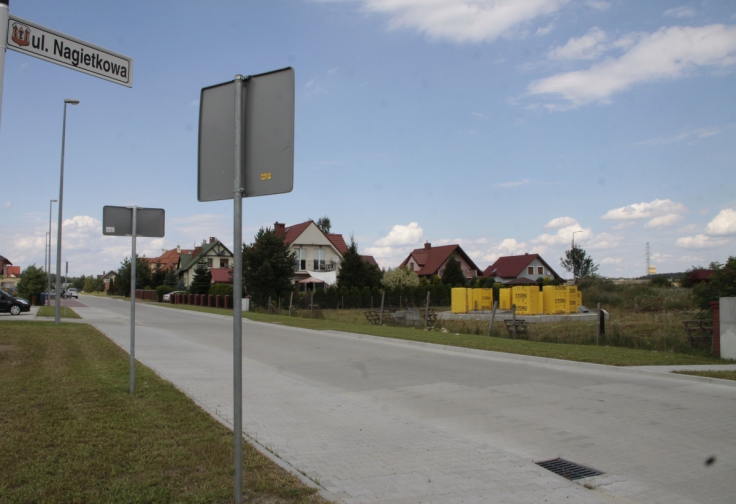POLKOWICE. Ulica Nagietkowa już w sieci dróg