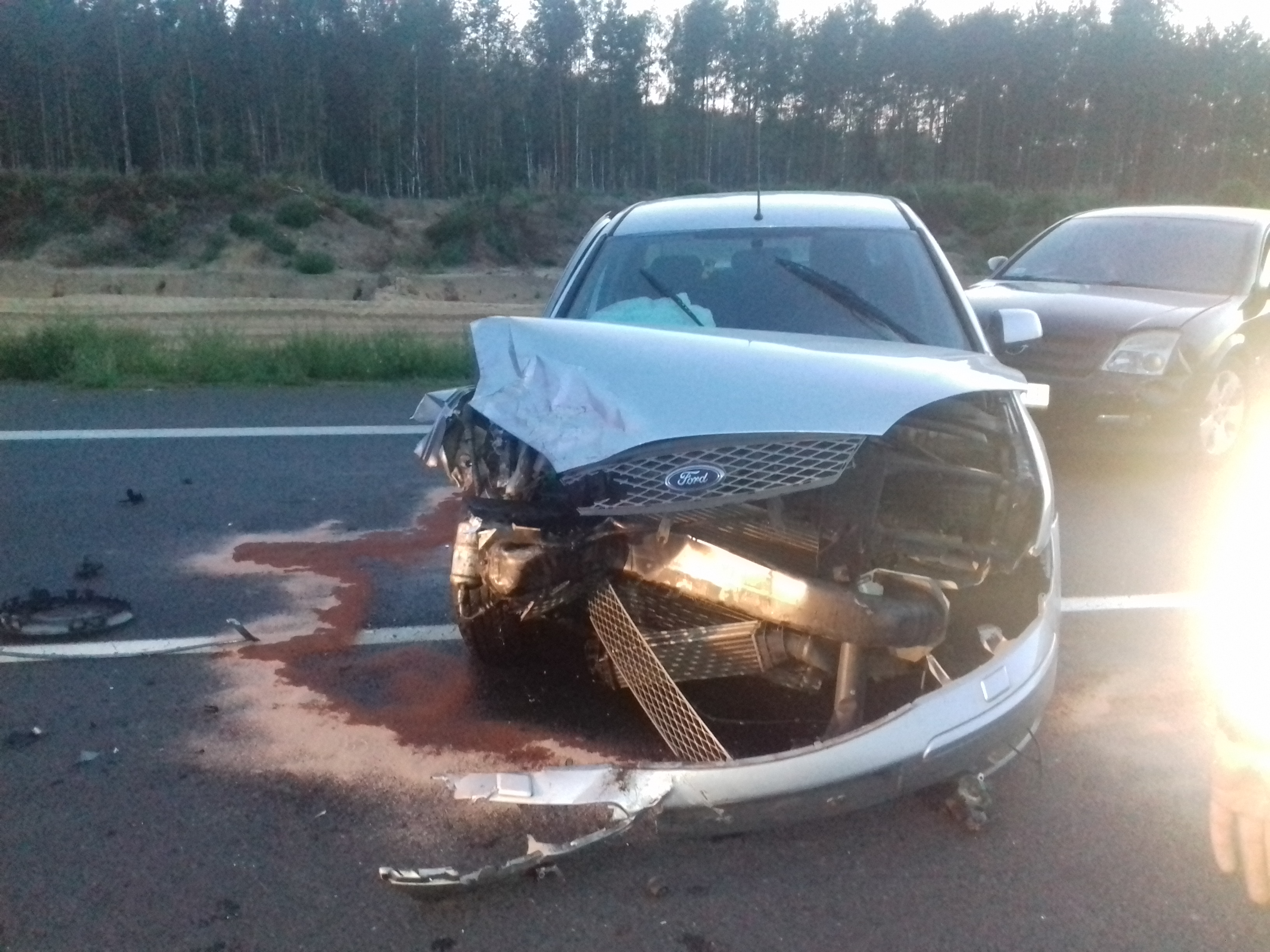 LUBIN/POLKOWICE. Dwie kolizje