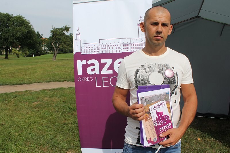 LUBIN. Akcja partii Razem