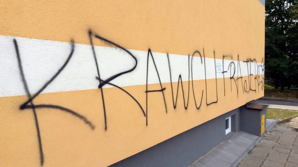 GŁOGÓW. Wandale niszczą ściany budynków (WIDEO)