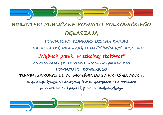 POWIAT POLKOWICKI. Konkurs dziennikarski