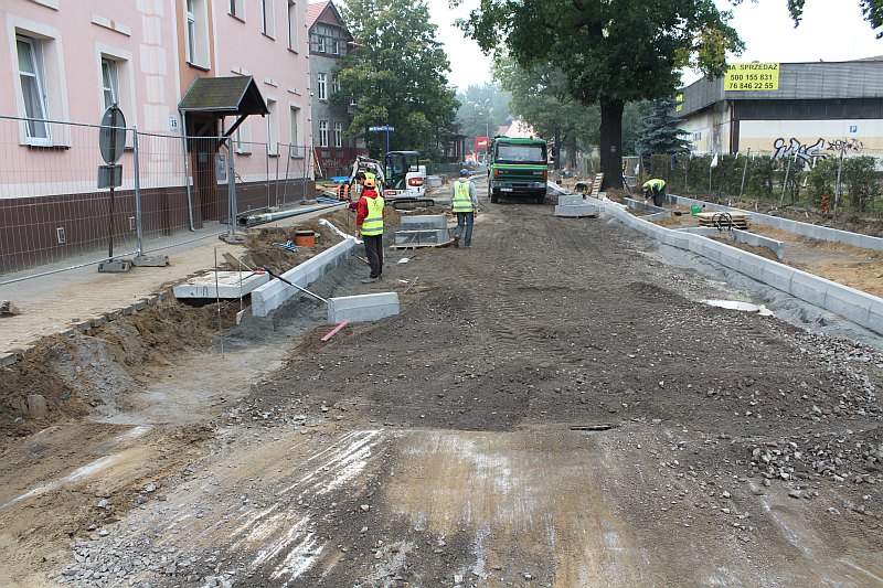 LUBIN. Remont 1 Maja przedłużony