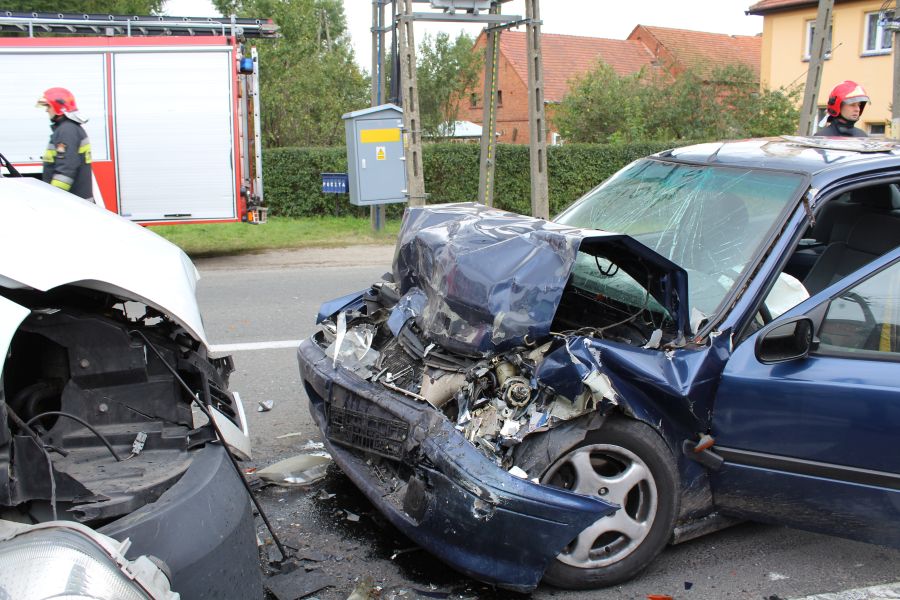 GMINA LUBIN. Groźny wypadek w Siedlcach (WIDEO)