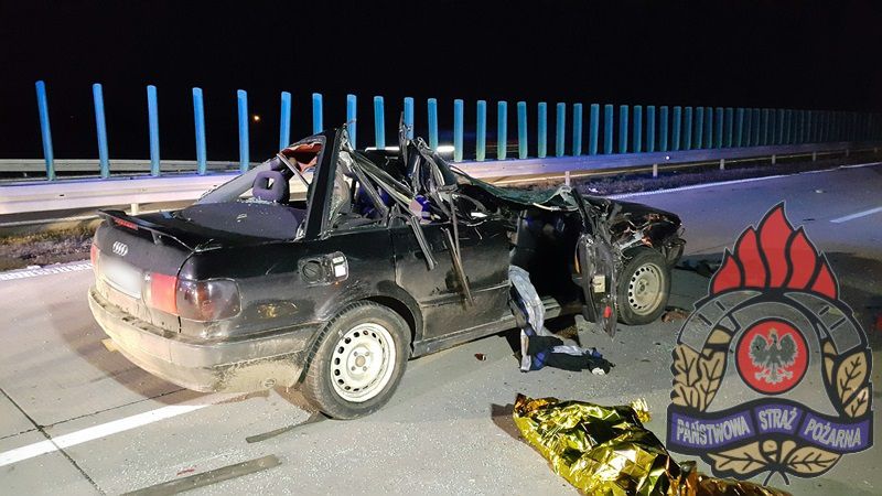 WĄDROŻE WIELKIE. Śmiertelny wypadek na A4