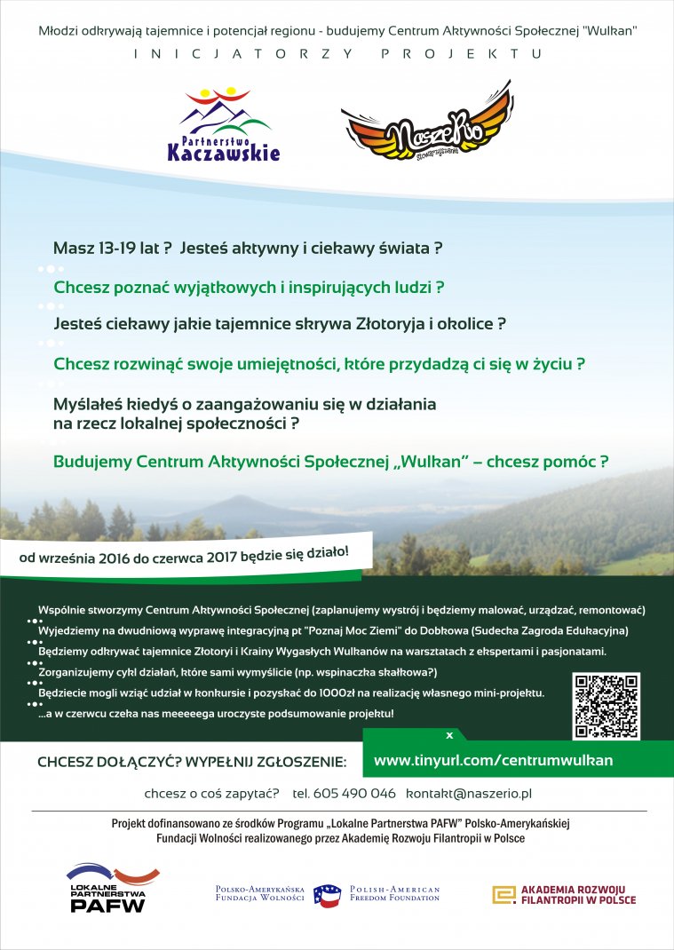 ZŁOTORYJA. Poszukują aktywnej młodzieży