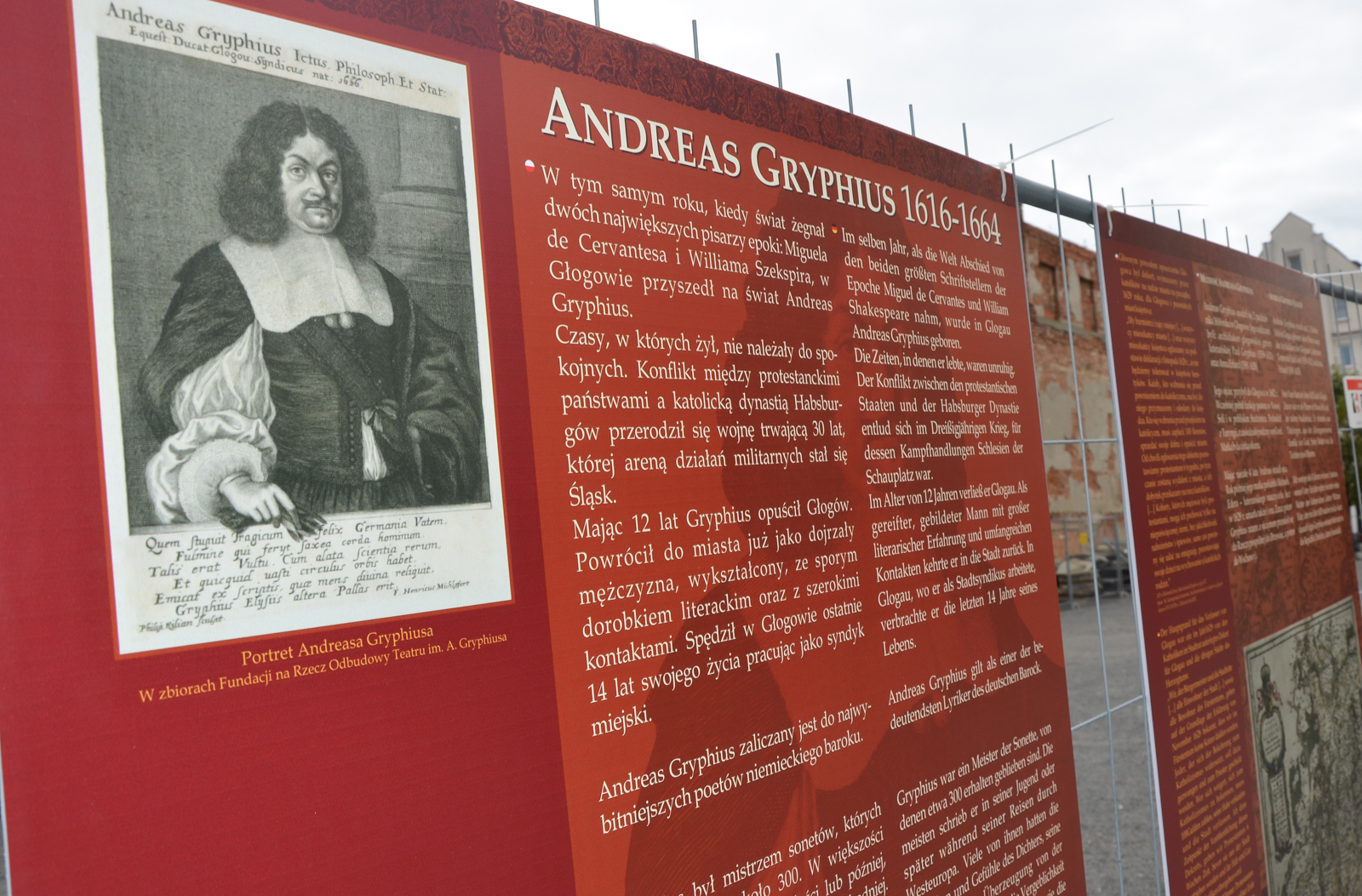 GŁOGÓW. Gryphius w plenerze