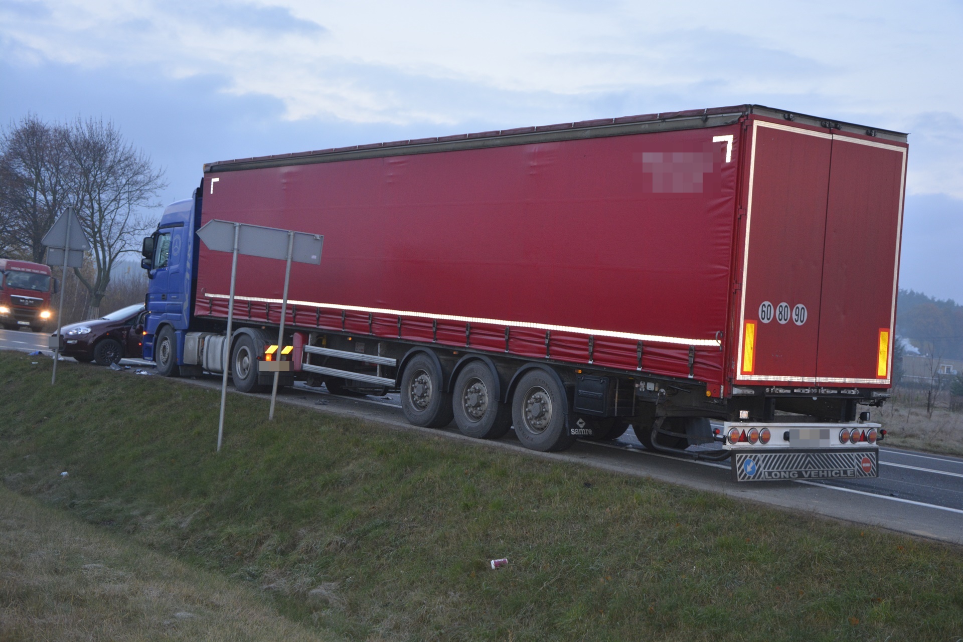 GŁOGÓW. Wypadek na DK 3. Utrudnienia w ruchu