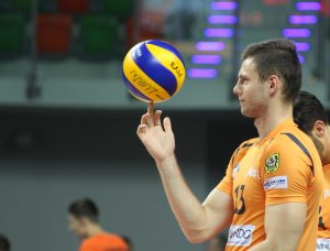 Szymon Romać, jeszcze w barwach Cuprum Lubin (Fot. Mariusz Babicz)