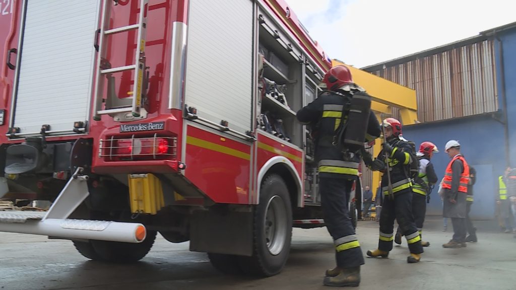 LEGNICA. Strażacy ćwiczyli na wypadek wybuchu (WIDEO)