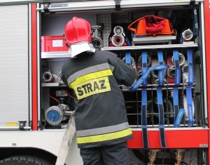 WOJCIESZÓW. Pożar w budynku wielorodzinnym