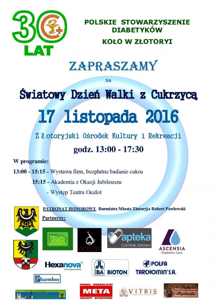 ZŁOTORYJA. Bezpłatnie zbadają cukier
