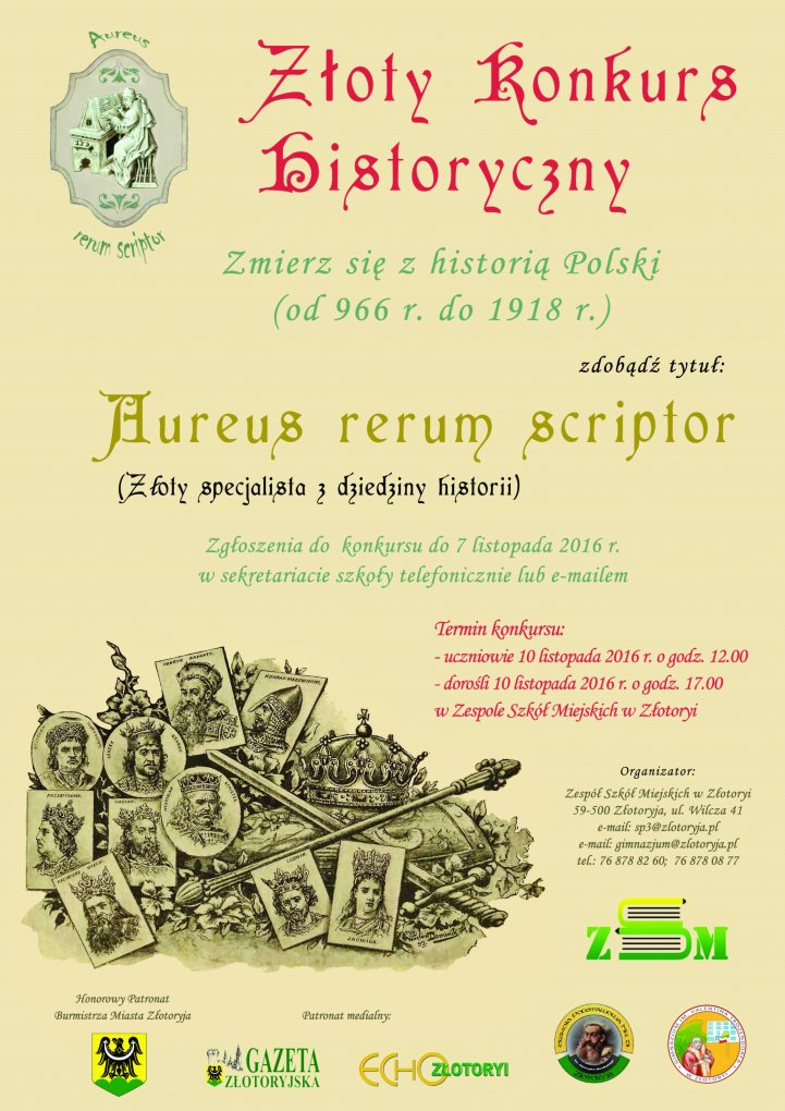 ZŁOTORYJA. Sprawdzą, kto zna historię Polski